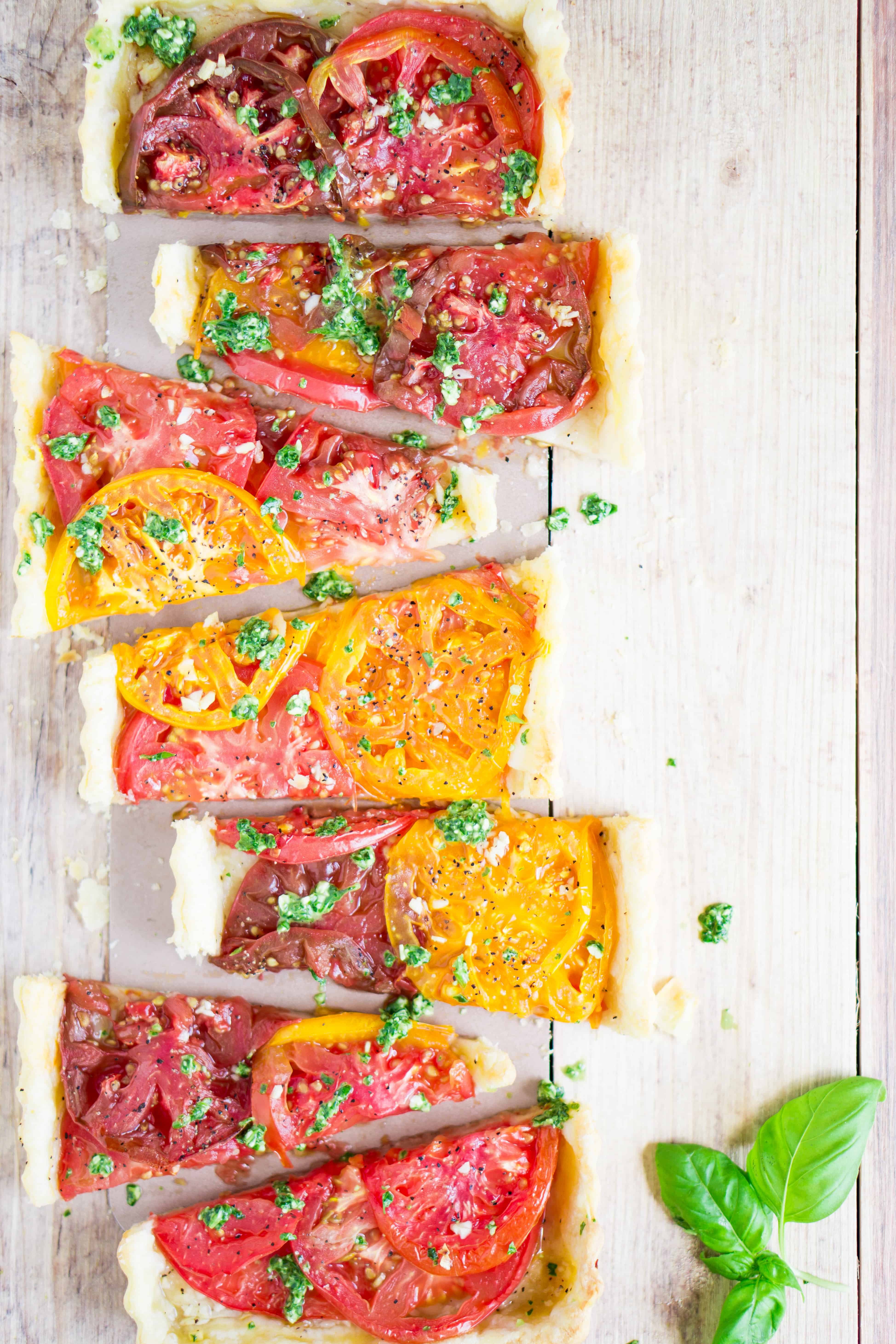 Colorful Tomato Tart